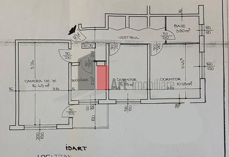 Titan, Salajan, apartament 3 camere,